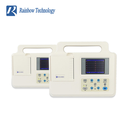 การวัดอัตโนมัติส่วนบุคคลเครื่องตรวจคลื่นไฟฟ้าหัวใจแบบช่องสัญญาณเดียวแบบดิจิตอล ISO รับรอง Electrocardiogram